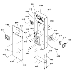 Circuit Protection Group Diagram and Parts List for 080081-00  Briggs and Stratton Generator